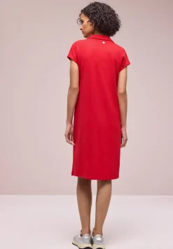 Robe longueur genou en couleur unie