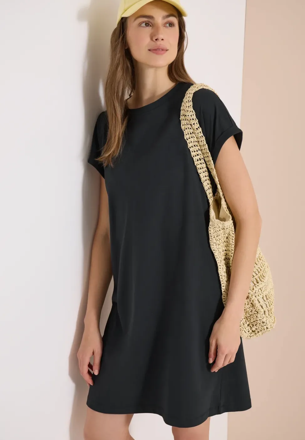 Robe longueur genou en jersey