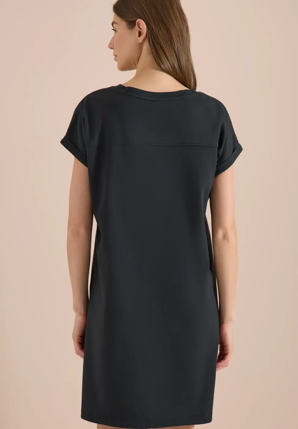 Robe longueur genou en jersey