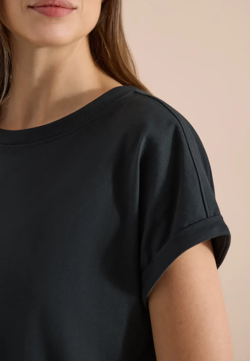 Robe longueur genou en jersey