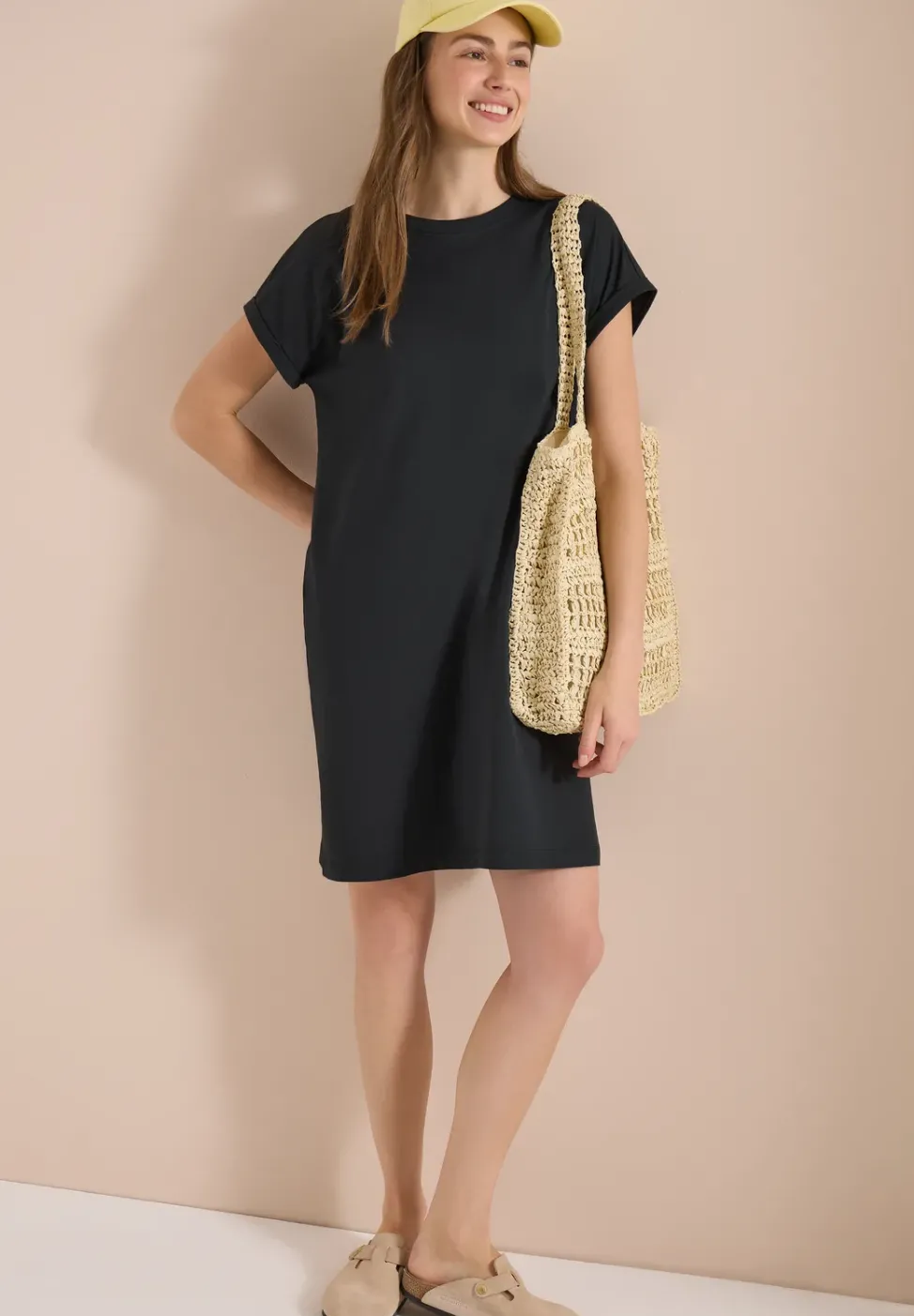 Robe longueur genou en jersey