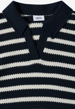Robe longueur genou en tricot ajouré