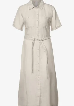 Robe à manches courtes avec patte de boutonnage