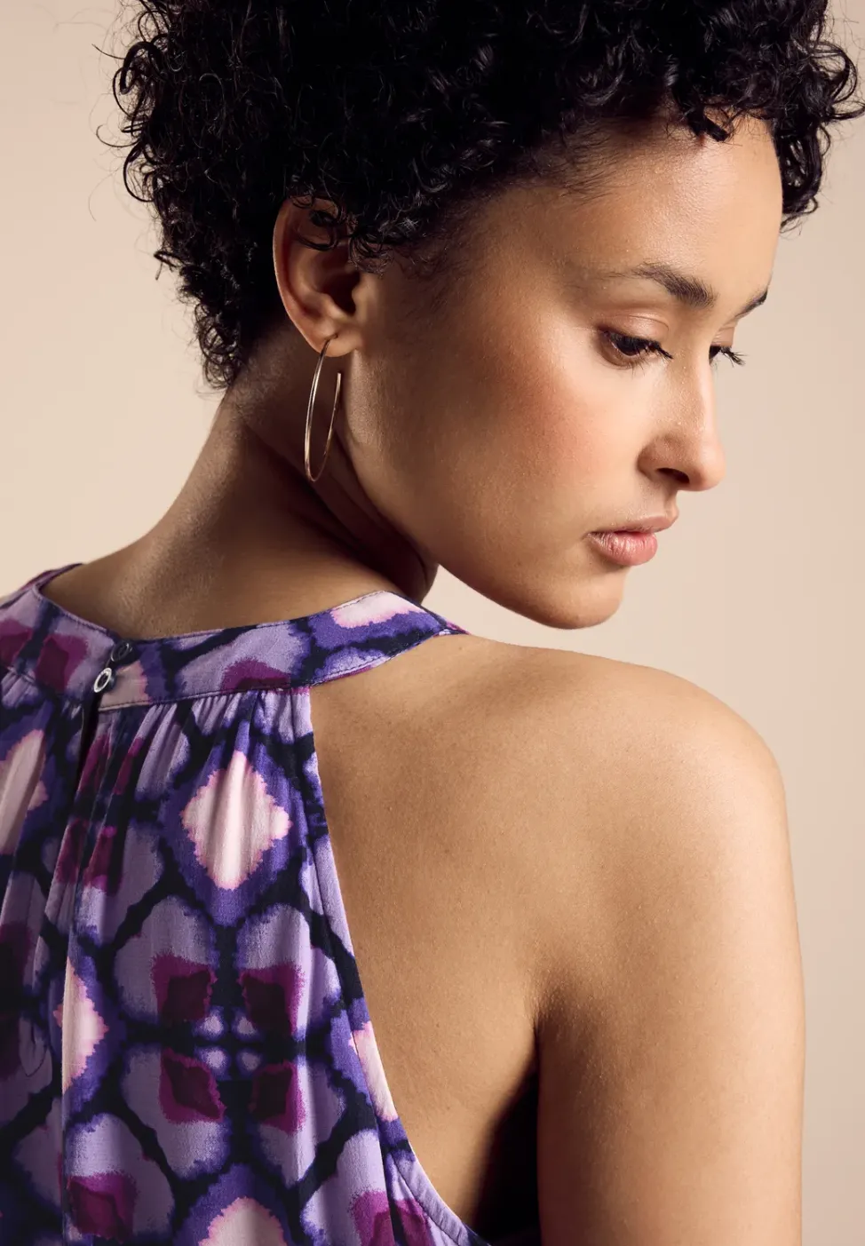 Robe maxi à imprimé