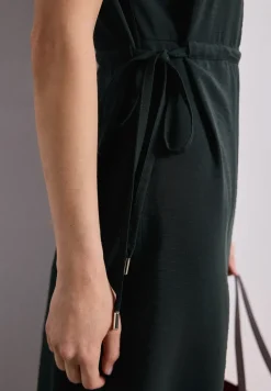 Robe midi avec décolleté U-Boot