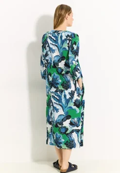 Robe midi à imprimé