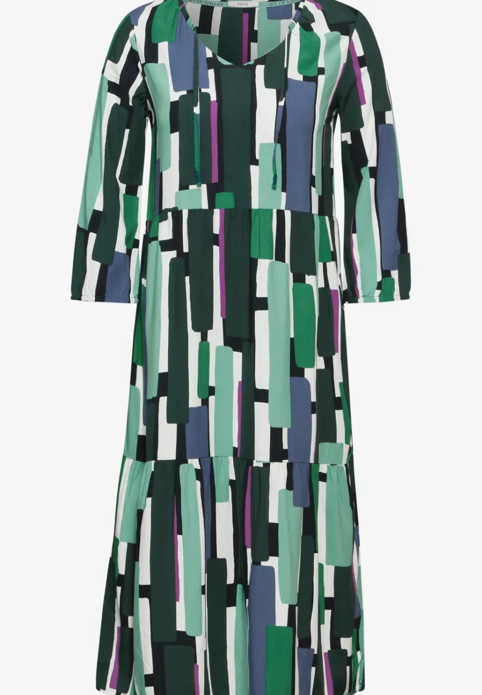 Robe midi imprimée
