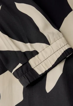 Robe midi à motifs