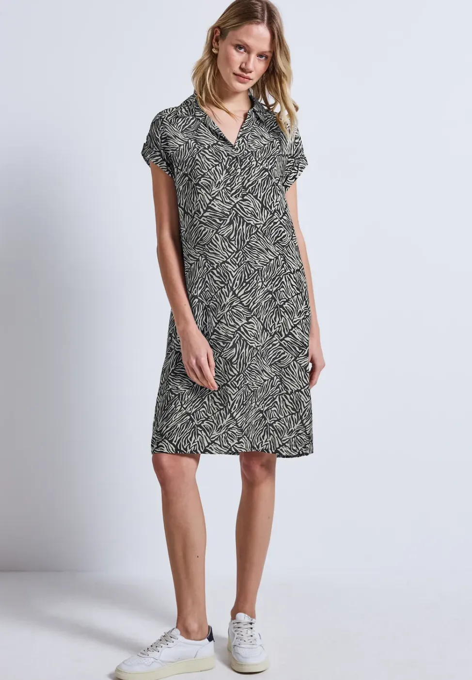 Robe à motifs en t-shirt