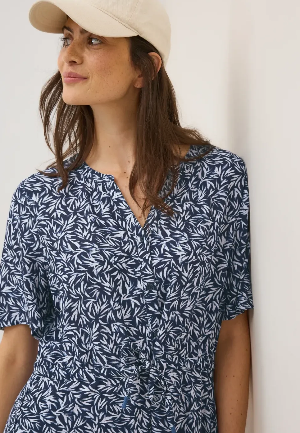 Robe structurée à motifs