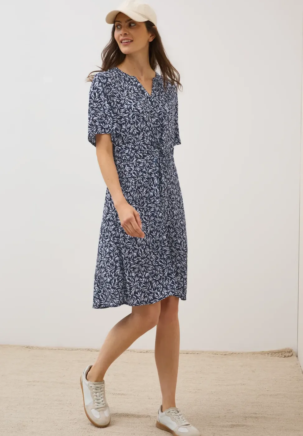 Robe structurée à motifs