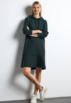 Robe sweat à volants