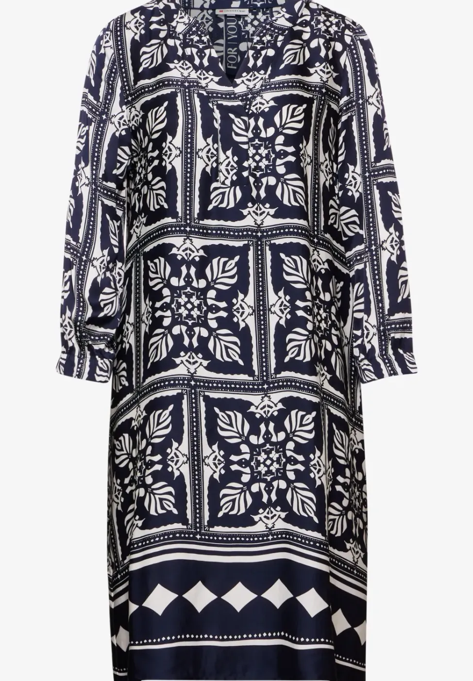 Robe tunique avec imprimé