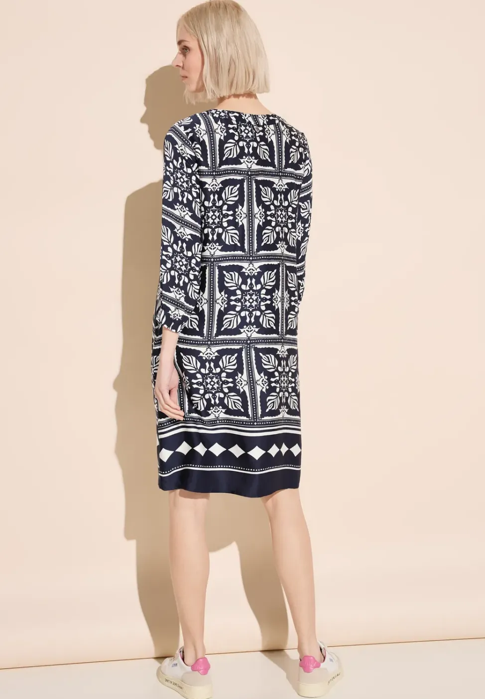 Robe tunique avec imprimé
