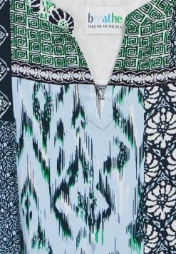 Robe tunique à imprimé