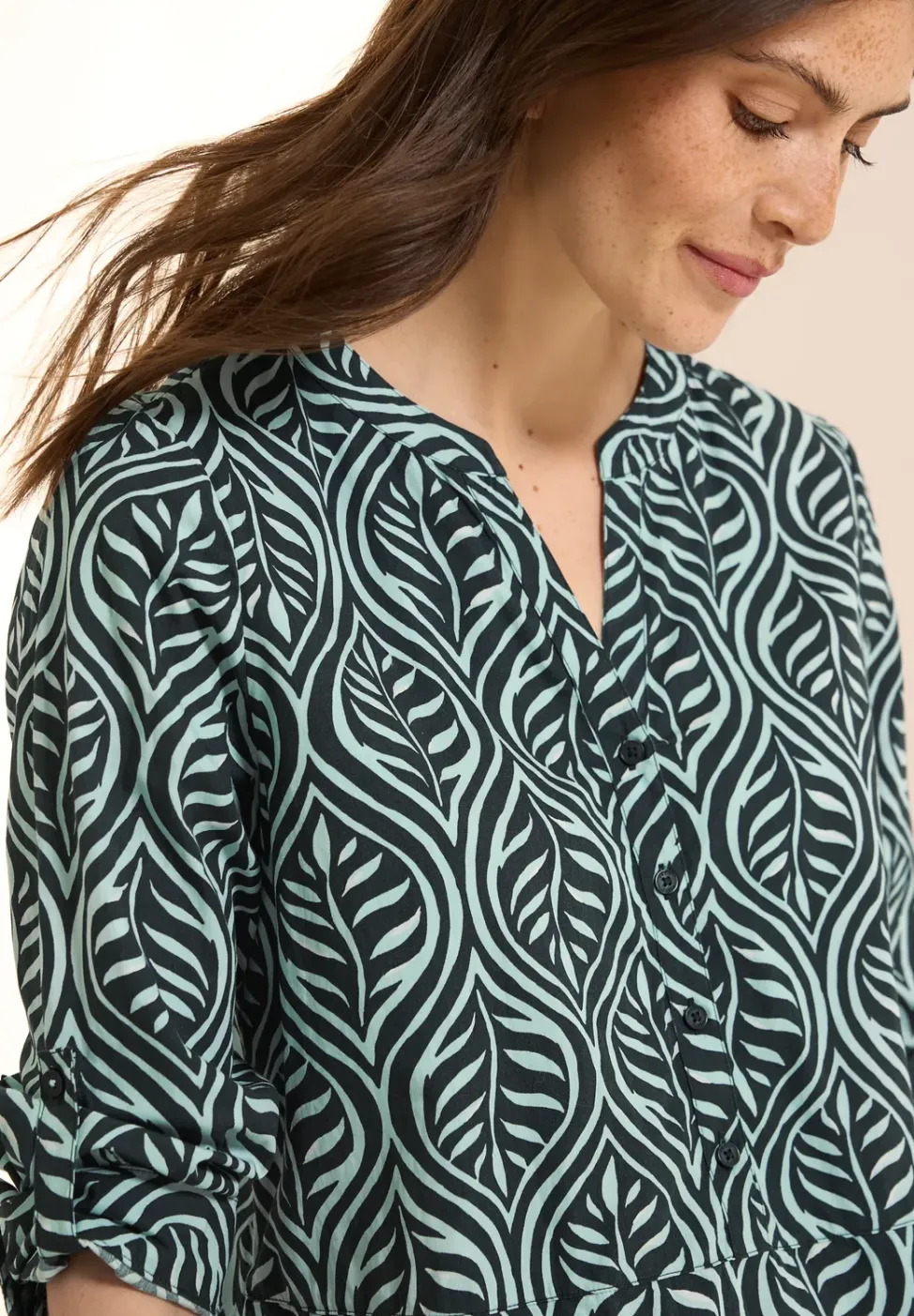 Robe-tunique à motifs