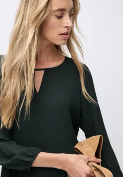 Robe-tunique plissée