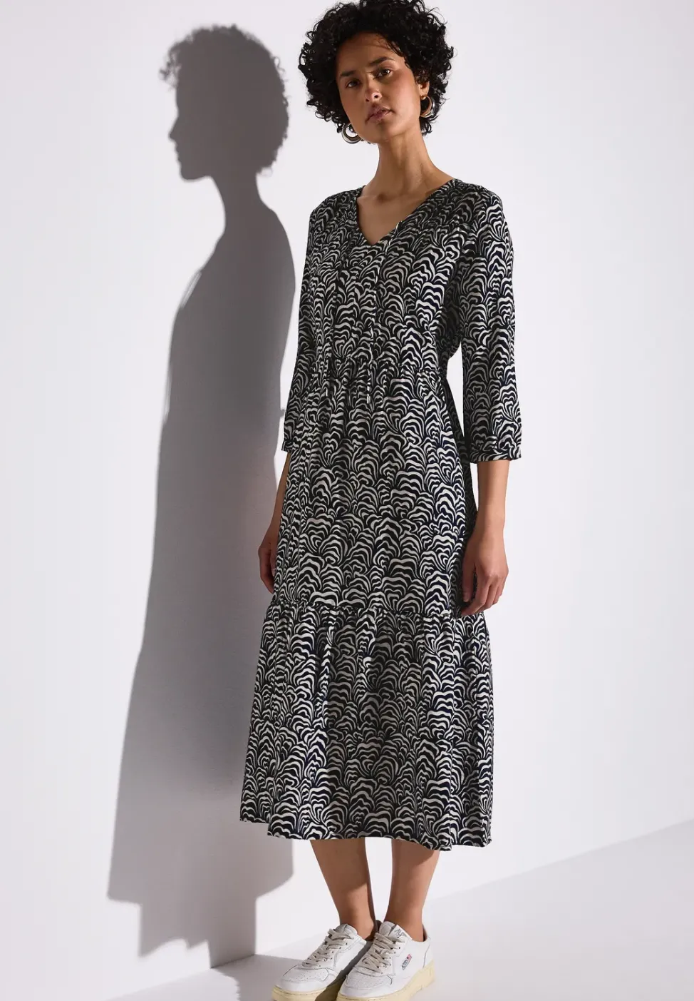 Robe-tunique à volants