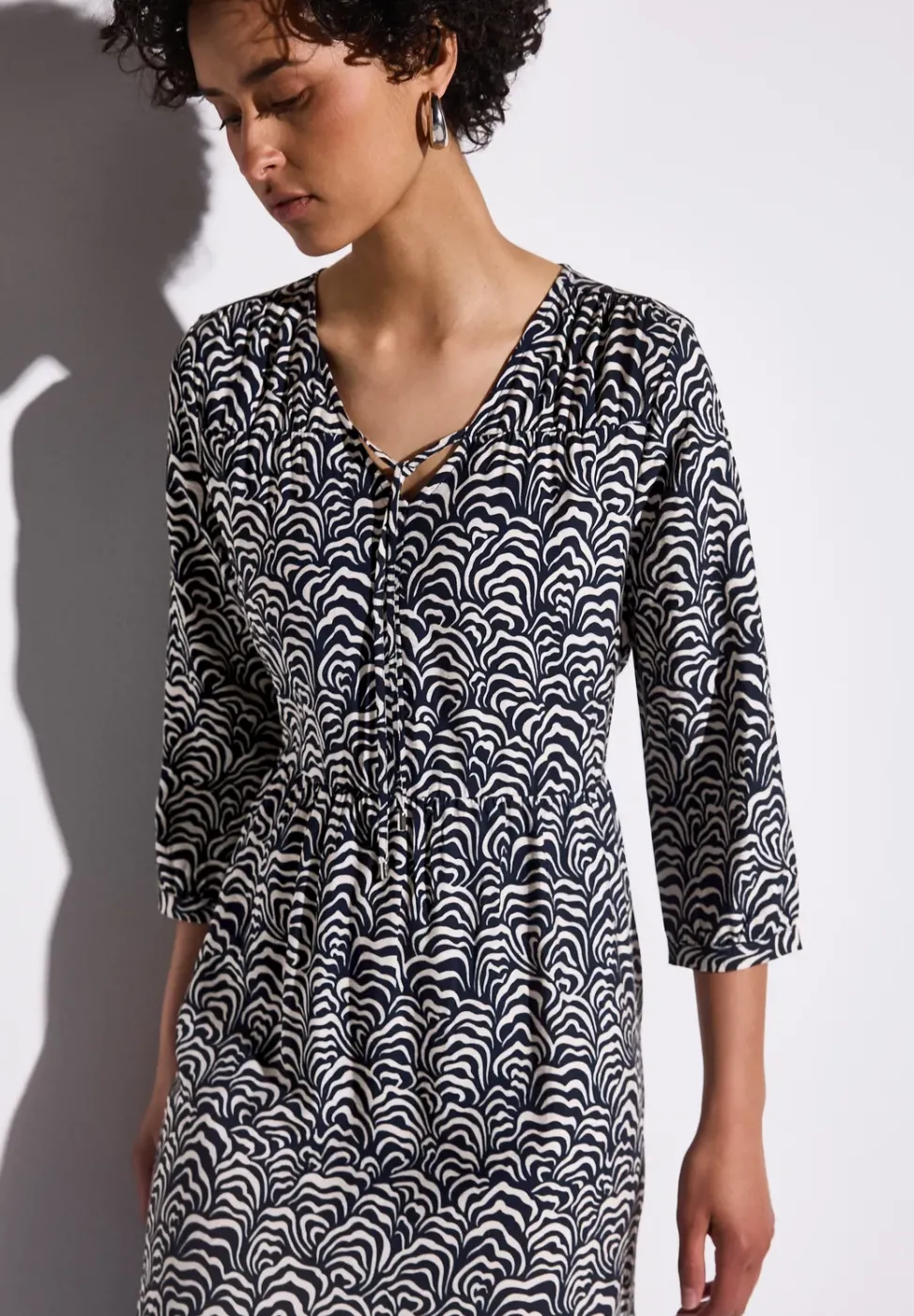 Robe-tunique à volants