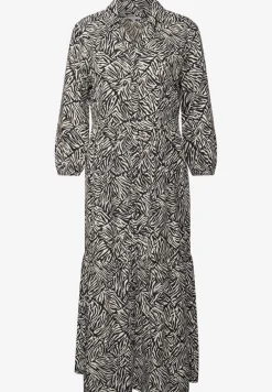 Robe à volants à motifs