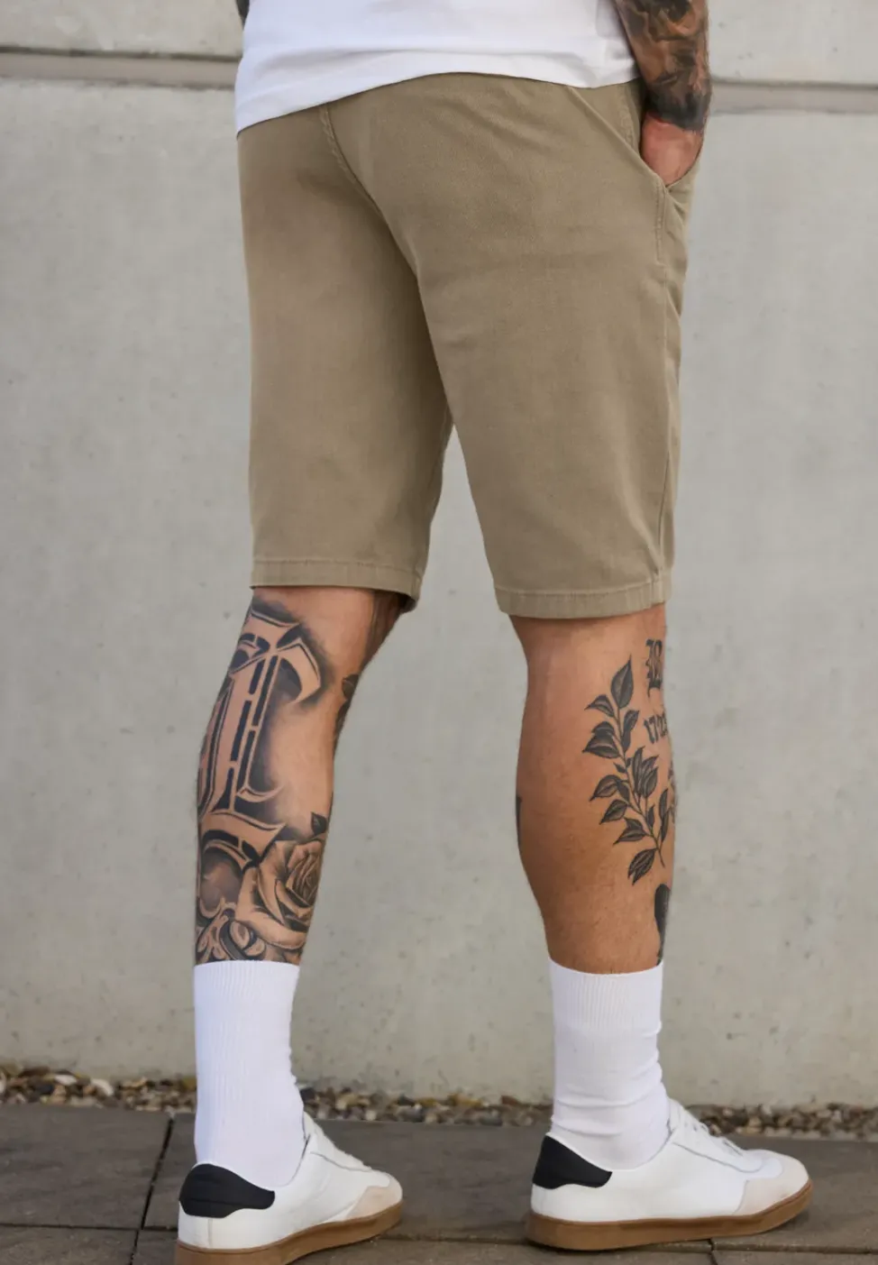 Short chino avec structure
