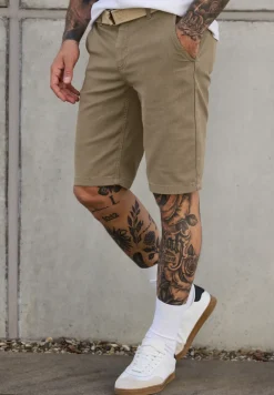 Short chino avec structure
