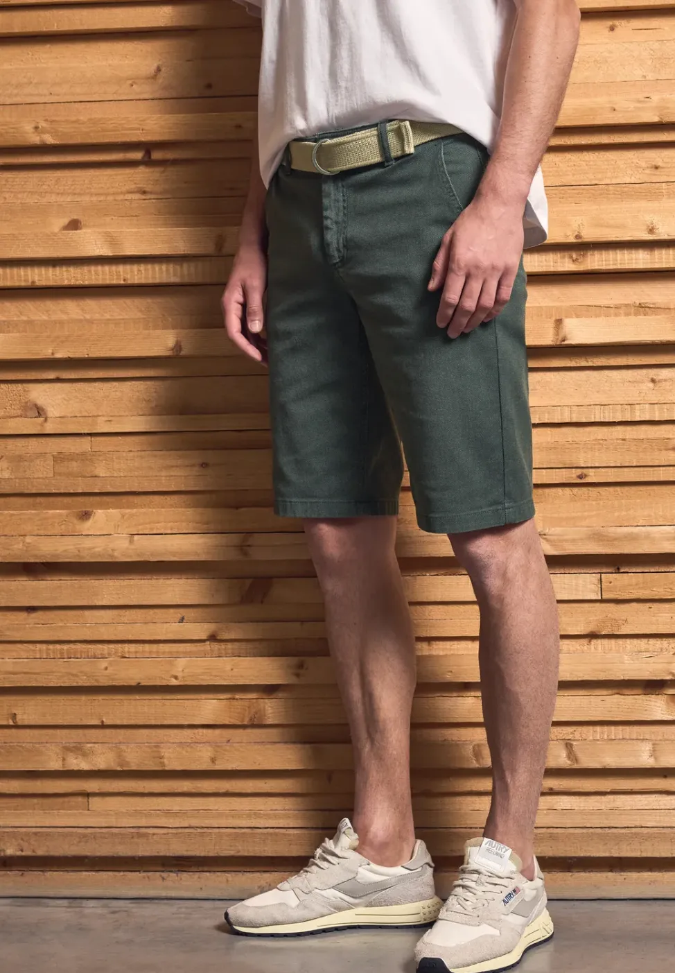 Short chino avec structure