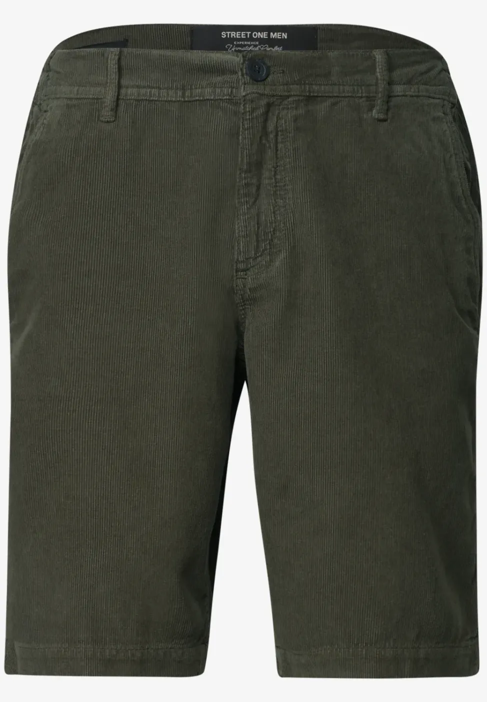 Short chino Regular Fit en velours côtelé