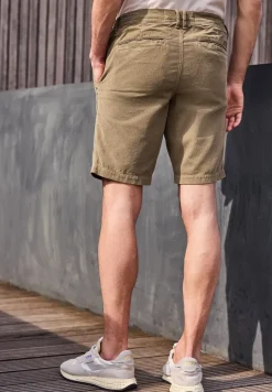 Short chino Regular Fit en velours côtelé