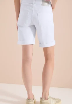 Short en denim slim leg, coupe casual