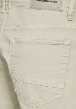Short en jean délavé