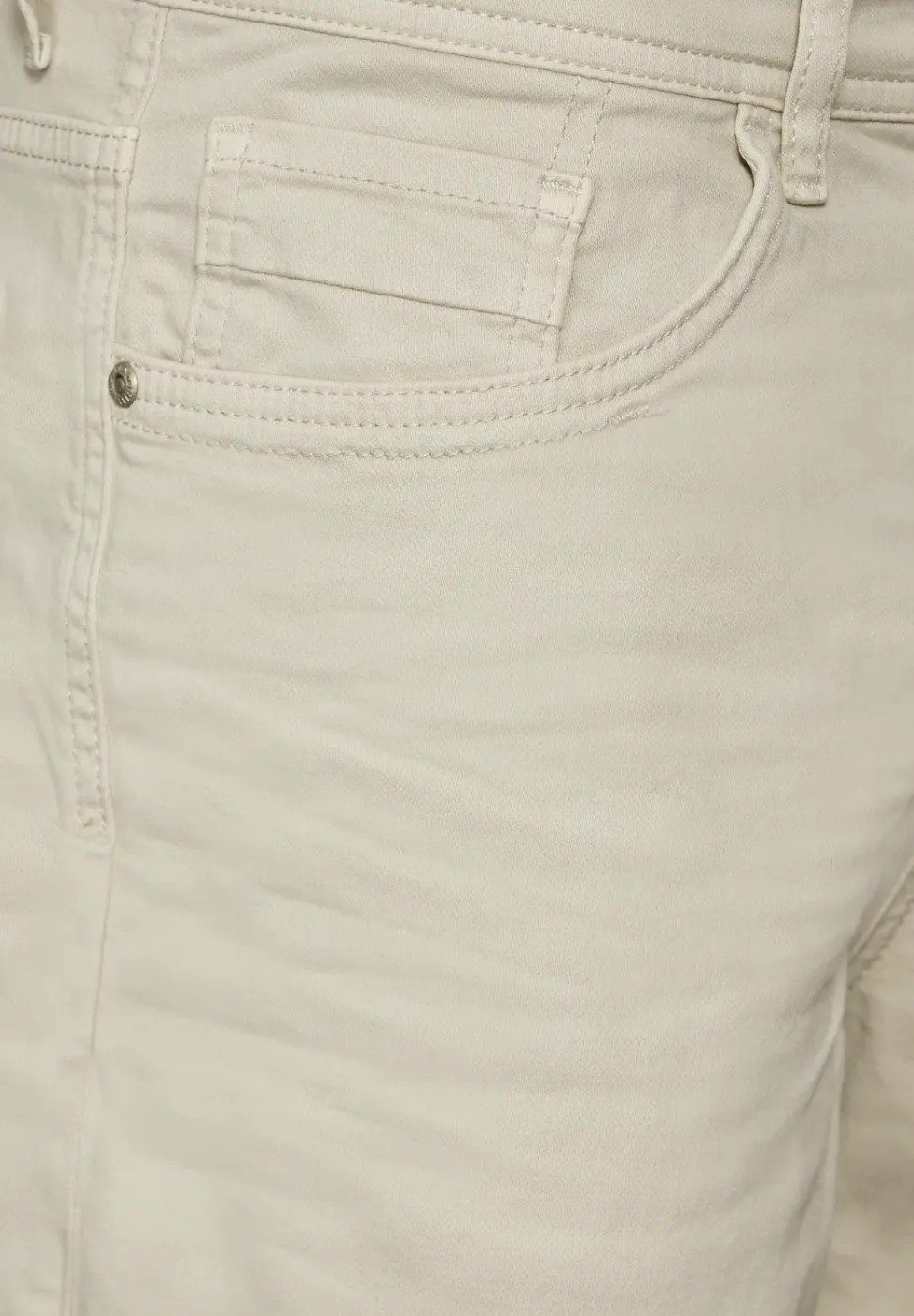 Short en jean délavé