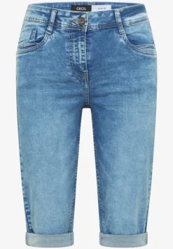 Short en jean jambes droites et coupe slim
