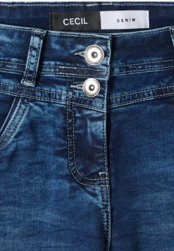 Short en jean Slim Leg, coupe casual