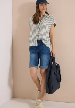 Short en jean Slim Leg, coupe casual
