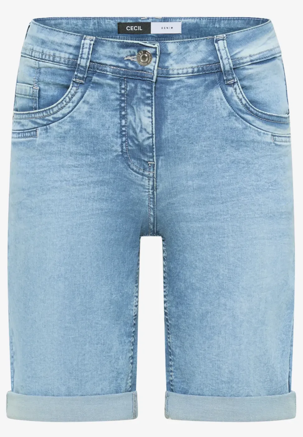 Short en jean Slim Leg dans un Casual Fit