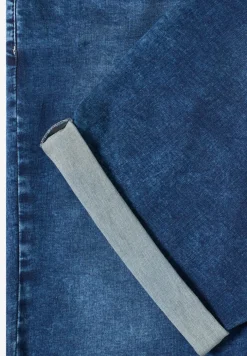 Short en jean taille haute coupe ample
