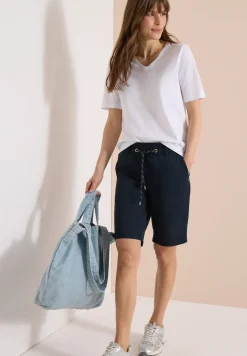 Short Mid Waist à jambes droites, coupe décontractée