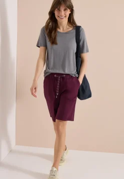 Short Mid Waist à jambes droites, coupe décontractée