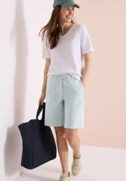 Short Mid Waist à jambes droites, coupe décontractée