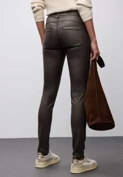Slim Fit pantalon enduit