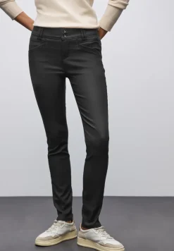 Slim Fit pantalon enduit