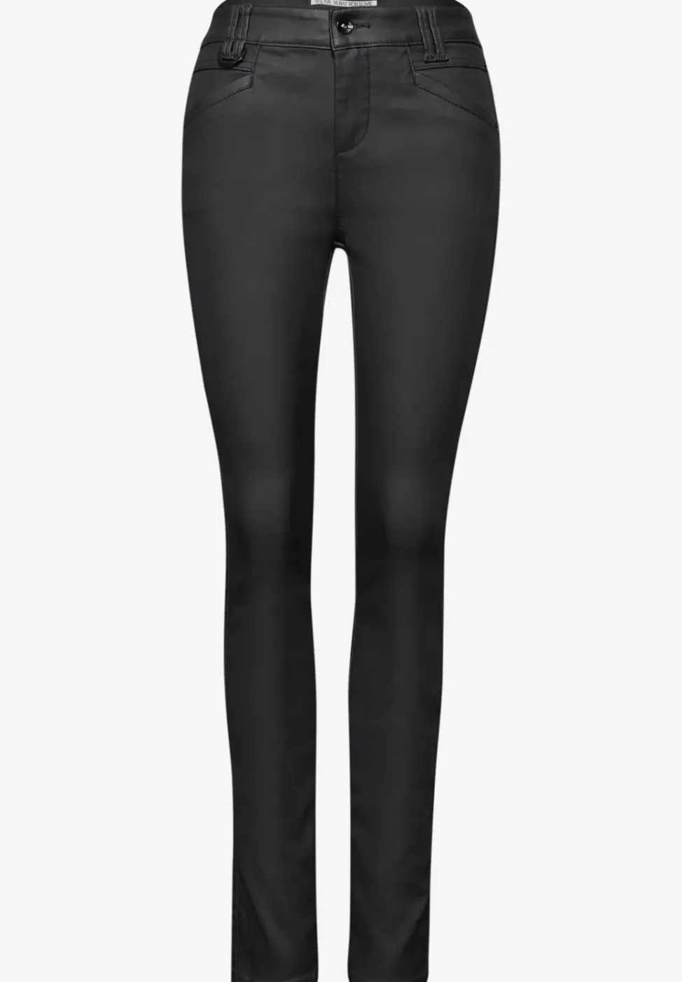 Slim Fit pantalon enduit