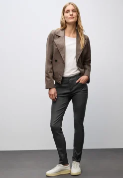 Slim Fit pantalon enduit
