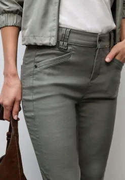 Slim Fit pantalon enduit