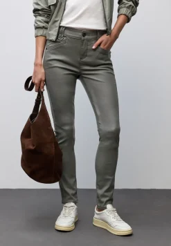 Slim Fit pantalon enduit