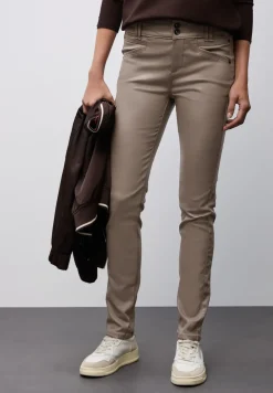 Slim Fit pantalon enduit