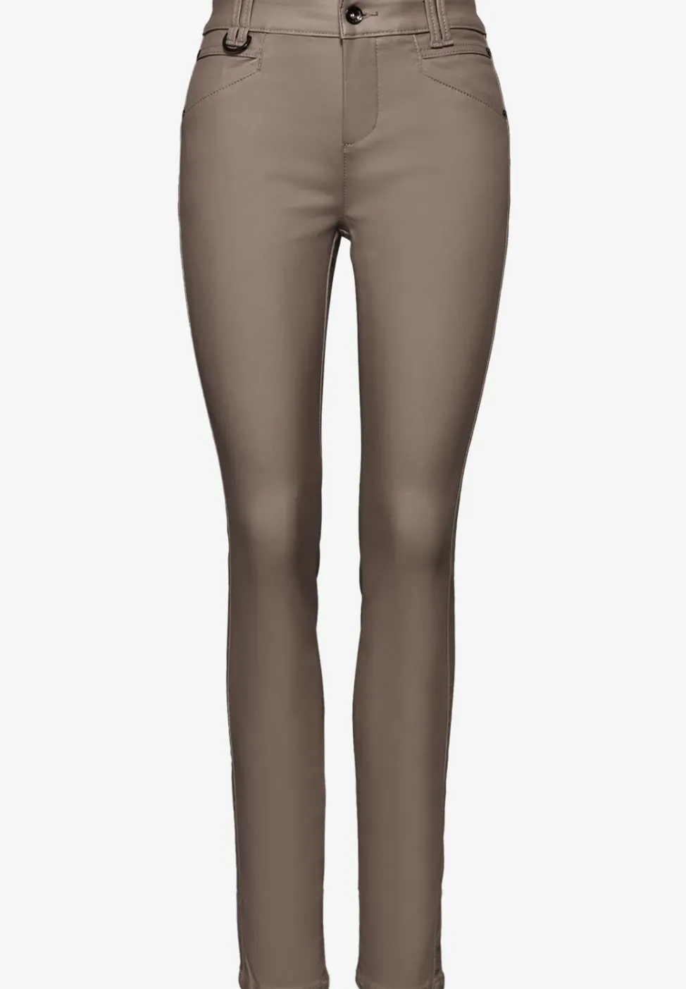 Slim Fit pantalon enduit