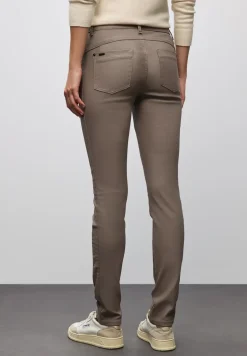 Slim Fit pantalon enduit