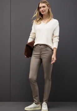 Slim Fit pantalon enduit